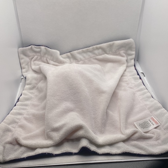 Gymboree White Bear Lovey Security Blanket Red Blue Polka Dot Floral - Picture 8 of 8